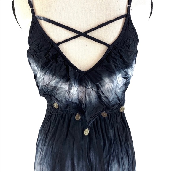 American Eagle Outfitters women’s maxi tie dye spaghetti strap lightweight dress - Picture 6 of 9